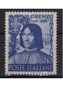 1949 5° Centenario della Nascita Di Lorenzo Il Magnifico Perfetto non Linguellato 1 Val Sassone 608
